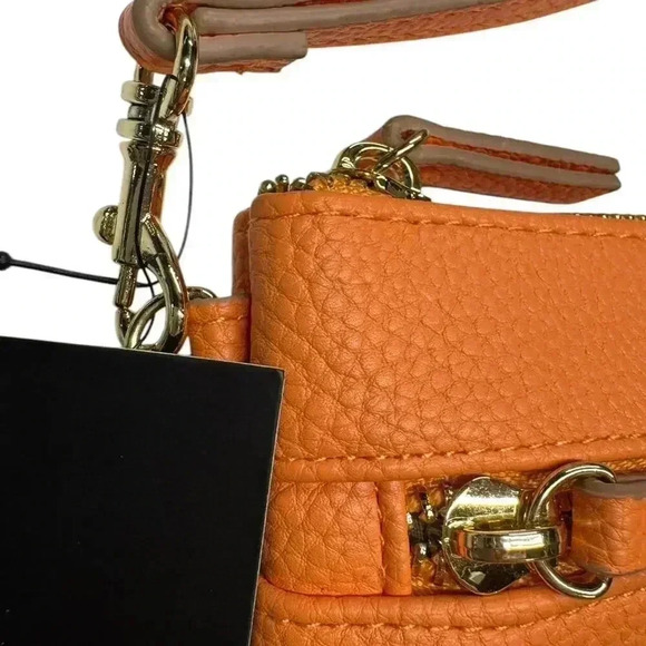 NWT NANETTE LEPORE Mollie Top Zip Tech Wristlet/organizer Apricot - Picture 8 of 14